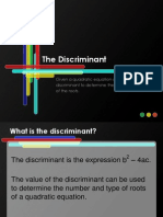 Discriminant PPT Alg2