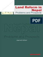 Land Reform in Nepal. Problems and Prospects 