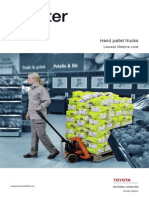 BT Hand Pallet Truck Product and Service Brochure PDF