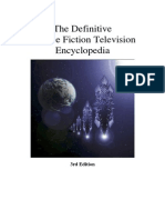 The Definative Science Fiction Television Encyclopedia (3rd Edition)