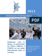 Séminaire D'intégration À l'ISEM 19 NOVEMBRE 2013 PDF