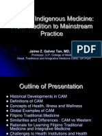 Filipino Indigenous Medicine From Tradition To Mainstream Practice