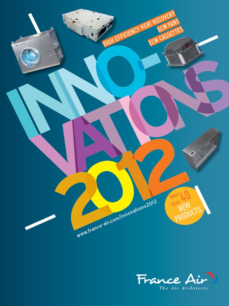 Plaquette Innov 2012 GB PDF | PDF | Hvac | Mechanical Fan