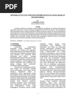 Download PENDEKATAN DAN STRATEGI PEMBANGUNAN MASYARAKAT DI INDONESIA by Ahmad Akbar SKom SN184095627 doc pdf