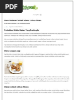 Download Menu Makanan Terbaik Selama Latihan Fitness  TeknikDietpdf by Solusi Diet SN184096153 doc pdf