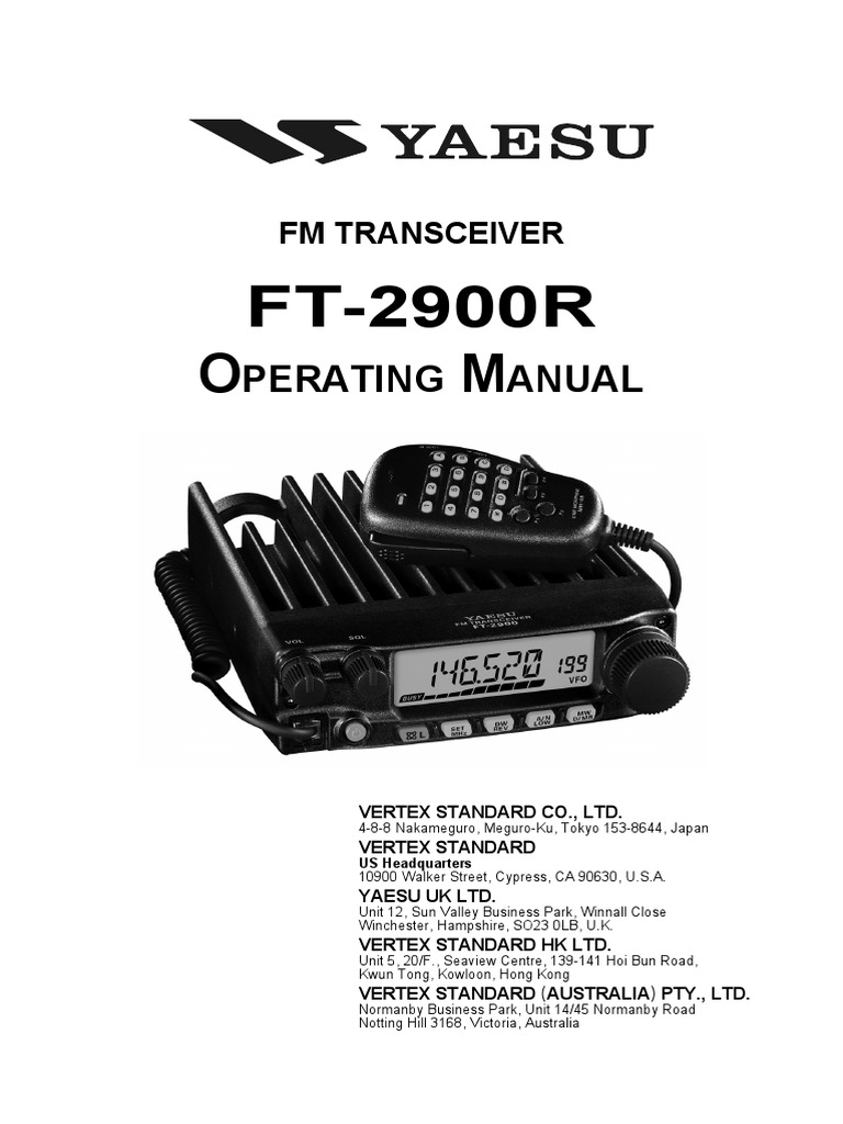 FT-2900R MANUAL PDF