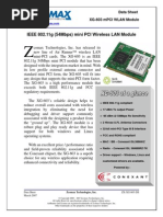 Download IEEE 80211g 54Mbps mini PCI Wireless LAN Module - D711035D by Emil Blume SN184096610 doc pdf