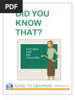 Download Factoids for ESL Teachers by em SN18409785 doc pdf