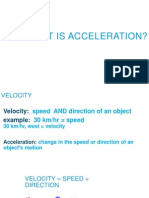 16.2 What Is Acceleration?: Chapter 16 Lesson 2