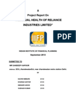 Reliance Industries Financial Report Analysis