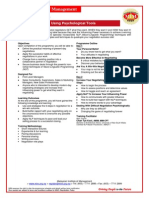 Power Negotiation Using Psychological Tools PDF