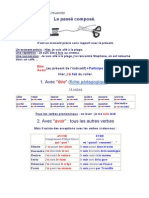 Grammaire Passé Composé PDF