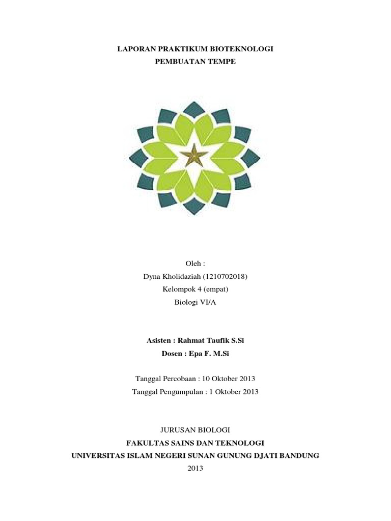Laporan Praktikum Bioteknologi Pdf