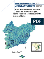 Estudo Dos Processos Erosivos Na Bacia Do Rio Grande (BA) Como Subsidio Ao Planejamento Agroecologico