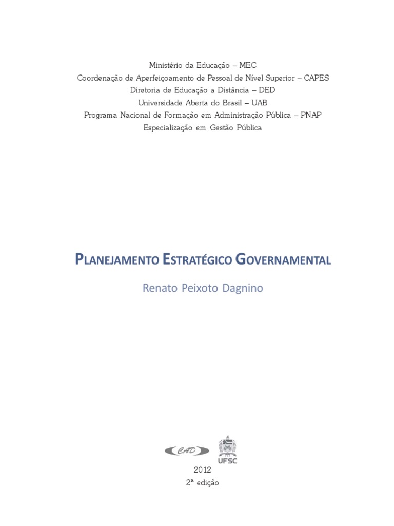 Planejamento Estrategico GP 2 Edicao | PDF