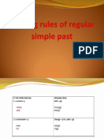 Spelling Rules of Regular Simple Past