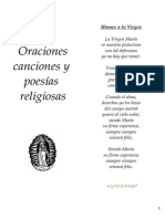 Oraciones Canciones y Poesias Religiosas