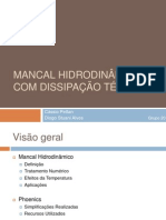 Simulação de mancal hidrodinâmico com Phoenics