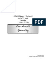 Coordinate Geometry - Q PDF