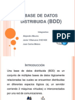 Base de Datos Distribuida (BDD)