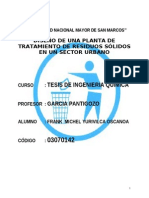 17428669 Plan de Tesis Diseno de Una Planta de Tratamiento de Residuos Solidos en Un Sector Urbano