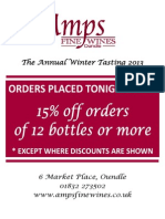 Annual Winter Tasting Sheet 2013 PDF