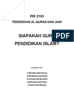 Siapakah Guru Pendidikan Islam