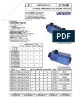 Valvulas Direccionales Solenoides "Cetop 03": Oleohidraulica