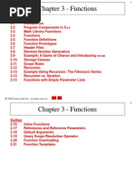 Chapter 3 - Functions: 2000 Prentice Hall, Inc. All Rights Reserved