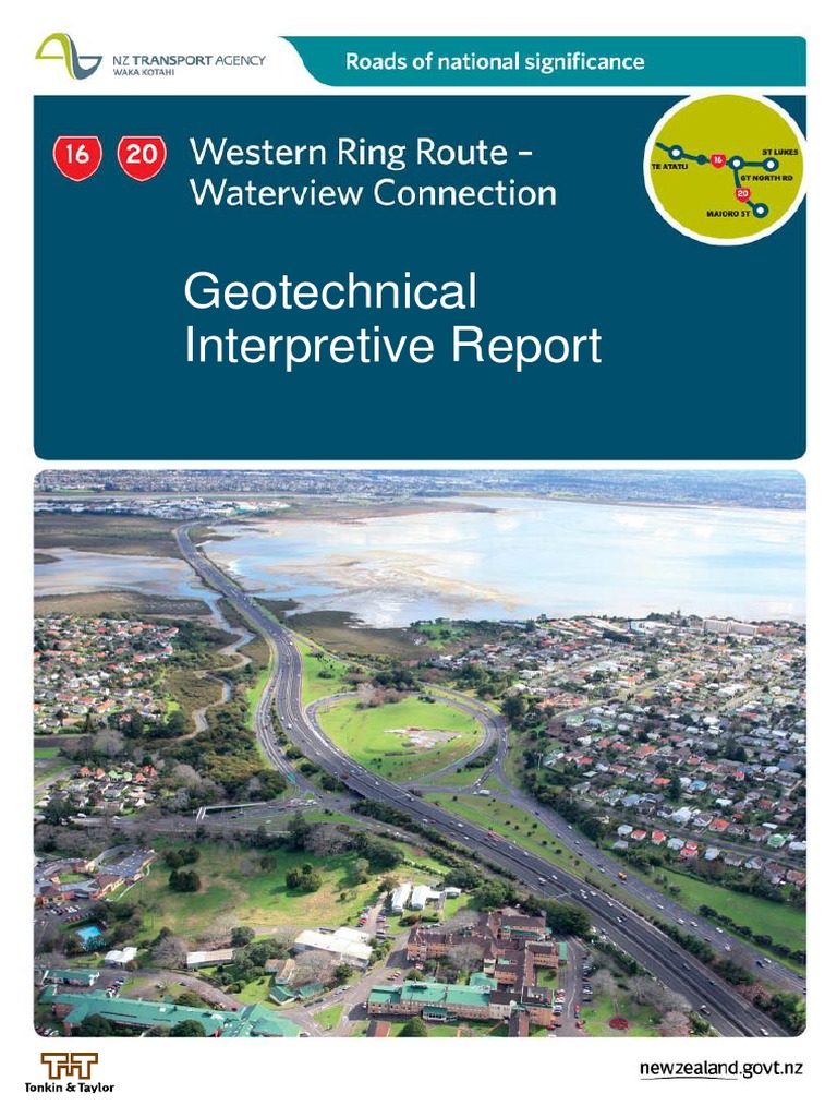 Example Geotechnical Interpretive Report PDF Lava Sediment
