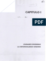 Capitulo 1 Ciudades Divididas y La Inormalidad Urbana