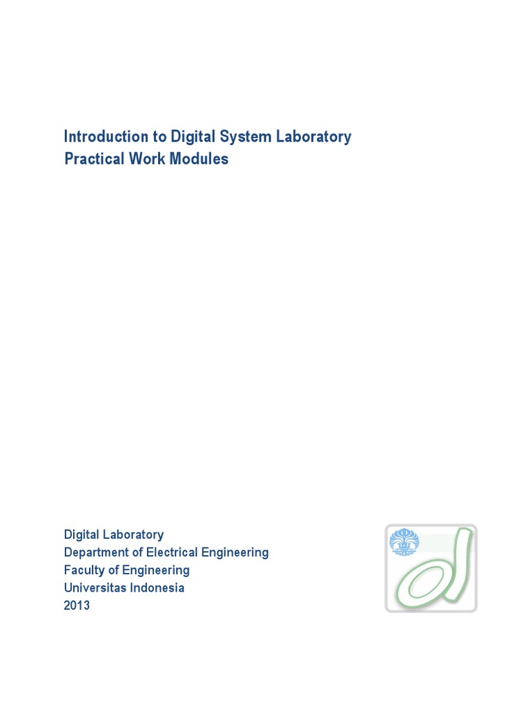 Introduction To Digital System Laboratory PDF | PDF | Digital ...