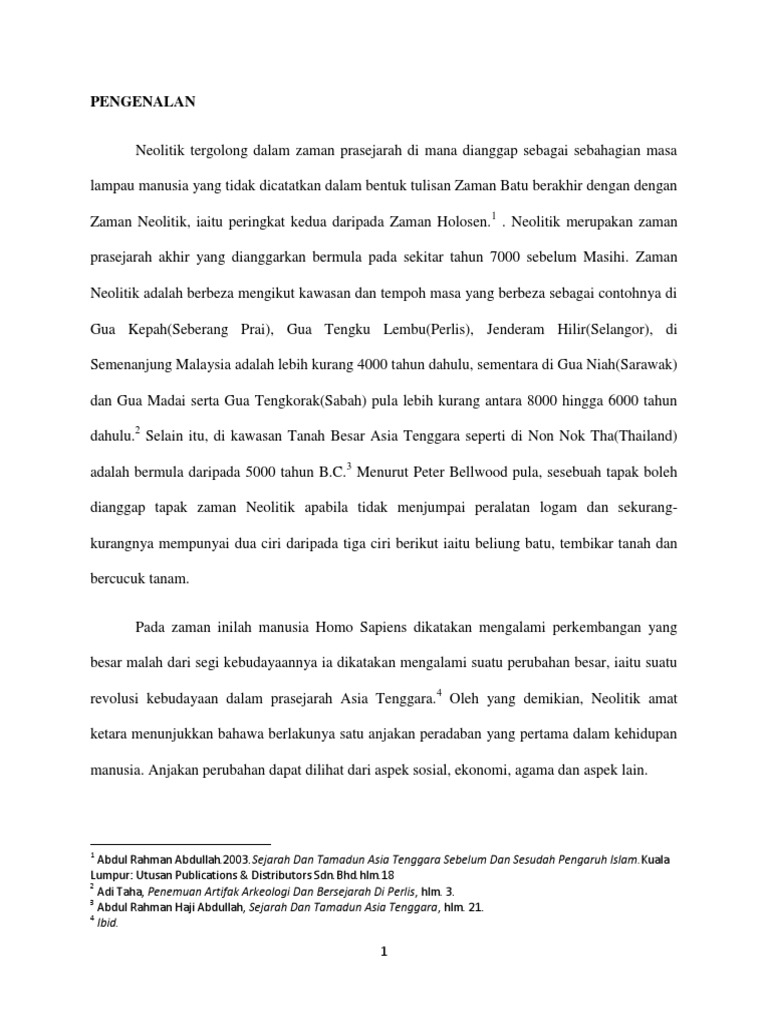 Anjakkan Peradaban Zaman Neolitik  PDF