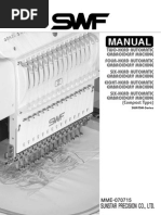 SWF Automatic Embroidery Machine Manual | PDF | Screw | Floppy Disk