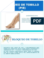 Bloqueo de Tobillo (Pie) Modificada