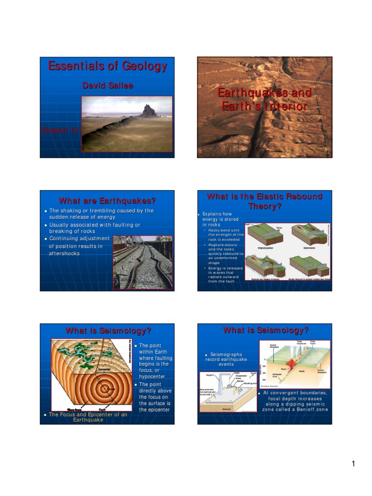 Earthquakes and Earth's Interior Explained | PDF | Earthquakes | Mantle ...