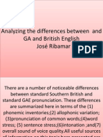 Analyzing BrE and GAE