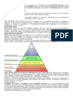 La Pirámide de Maslow es una teoría