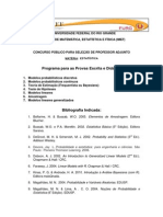 Programa Estatistica Imef 2012