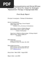 Download Bioidentical Andromen Testosterone Cream Final Study Report by lance1949 SN18423475 doc pdf