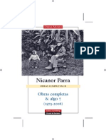 Nicanor Parra Obras Completas II