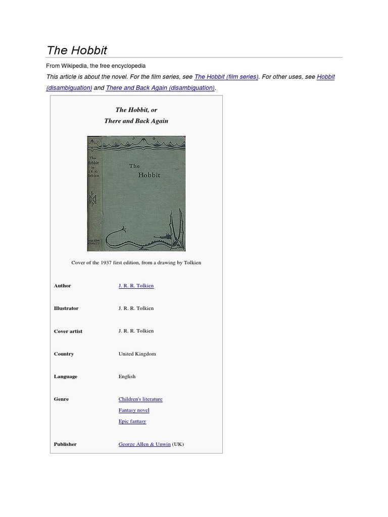 The Hobbit | PDF | The Hobbit | Bilbo Baggins