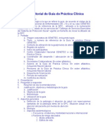Estructura Editorial de Guía de Práctica Clínica y Protocolos Medicos