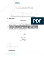 Mometo de Inercia Basado Sobre El Periodo de Osilacion