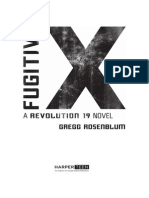 Fugitive X: A Revolution 19 Novel by Gregg Rosenblum