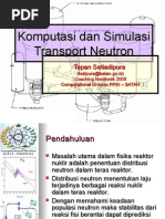 Download Transport Neutron Ind by Bidang Komputasi PPIN-BATAN SN18425704 doc pdf