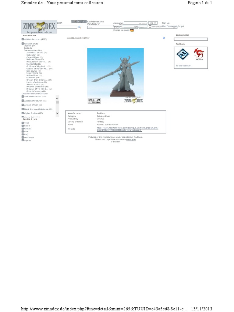 Rackham - Confrontation - Daikinee Elves | PDF | Computer Access ...