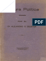 Alejandro O. Deustua - Cultura Politica