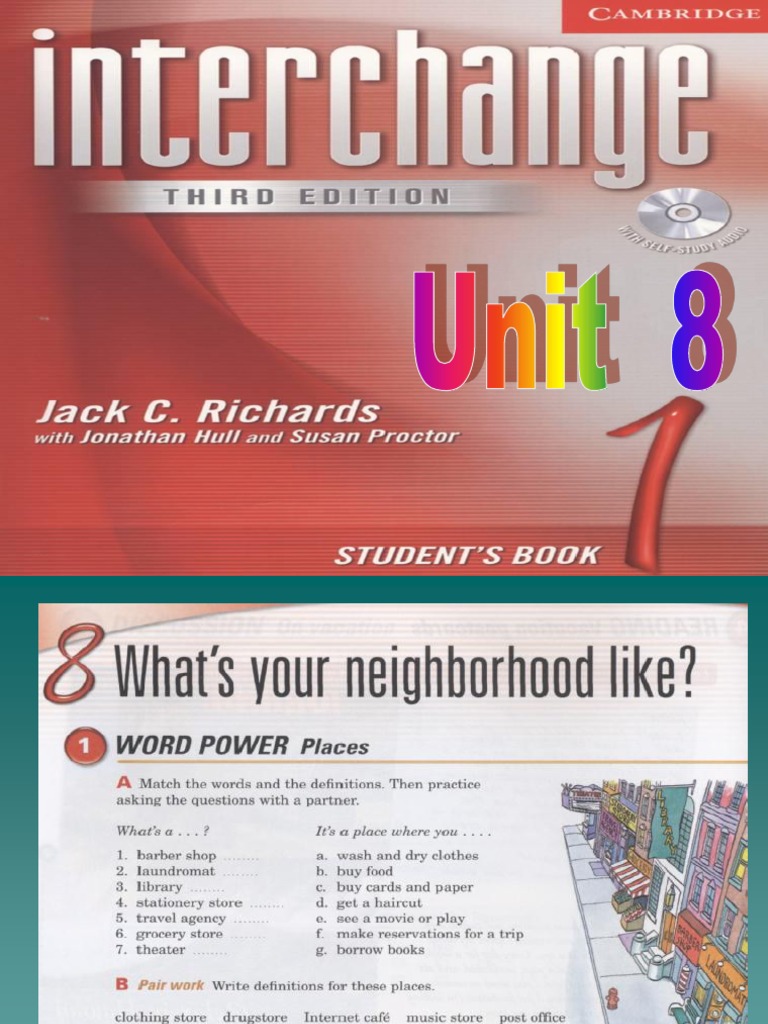 Libro Interchange Unit 8 Presentacion de Diapositivas | PDF
