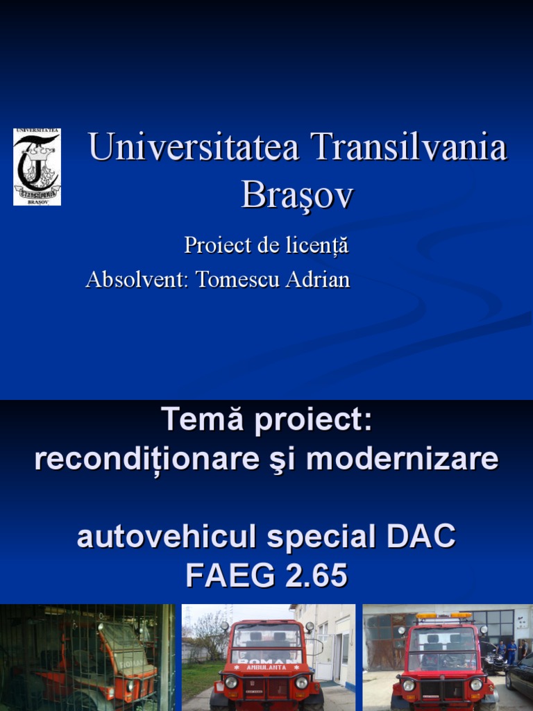 Prezentare Tomescu Adrian DAC FAEG 2.65 | PDF